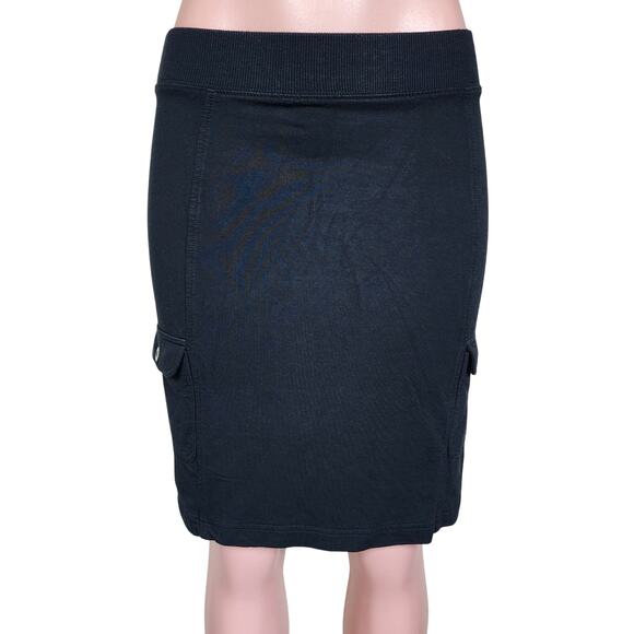 Chicos Zenergy Size 00 Black Stretchy Skirt - Picture 1 of 6